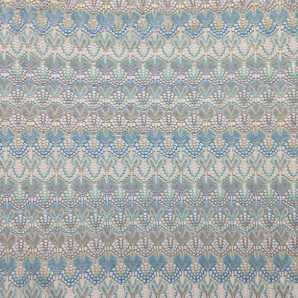 Wild‎ Fable Maxi Halter Dress M Blue Geometric Open Back Tie Slit Y2K Boho Chic - Picture 15 of 15